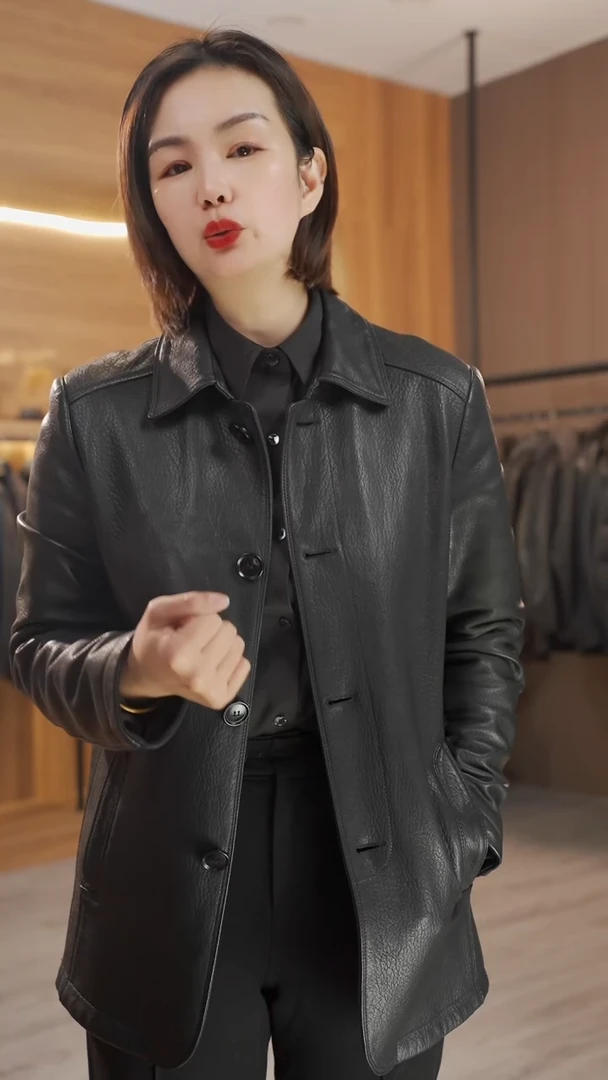 100%头层山羊皮20070加厚款（可拆卸90白鸭绒）限时福利