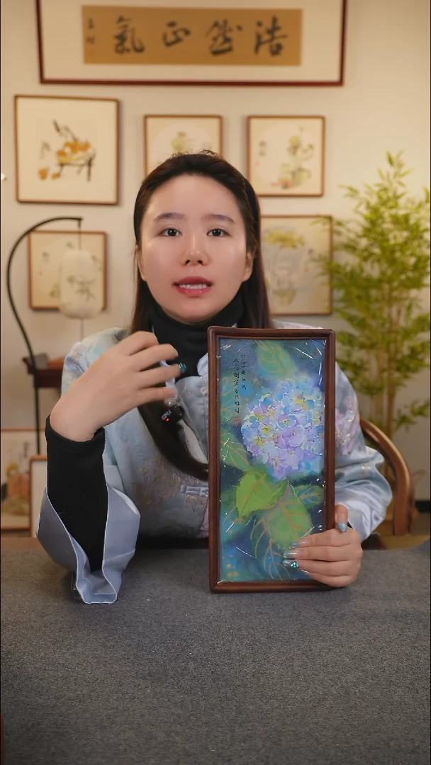 横款鹿鸣现代美术馆-岳倚竹老师作品