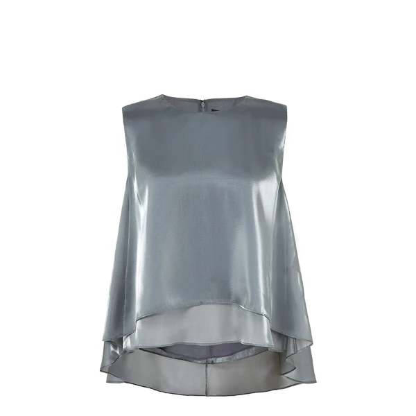 YI月霜银双色水光波A型上衣YTPF4703ACGR0C4