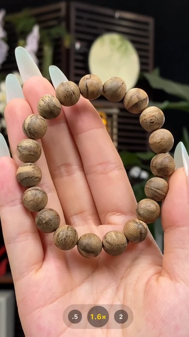 【闪购商品】沉香手串菩萨棋1.0圆珠单圈 ny117