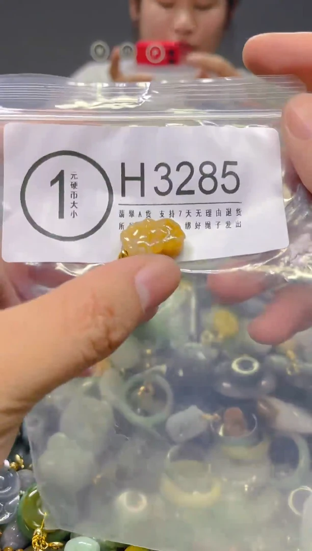 翡翠未镶嵌颈饰/H/翡翠A货,一件也是批发价