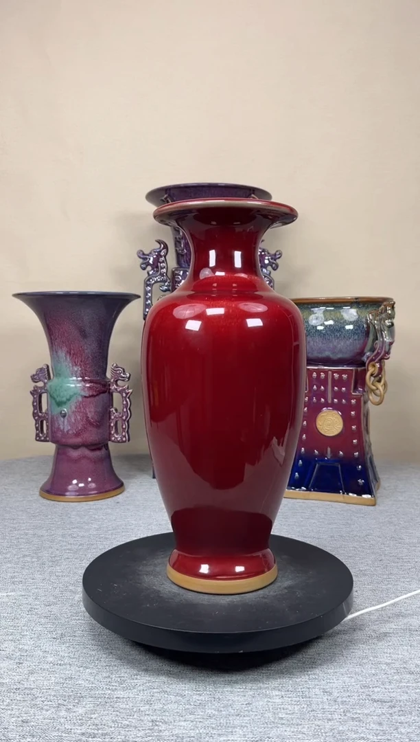 摆件陶神垕钧瓷收藏工艺品