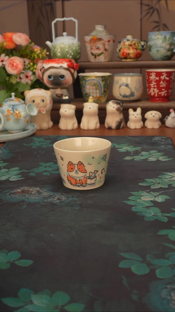 珂珂   小柯基猪口杯