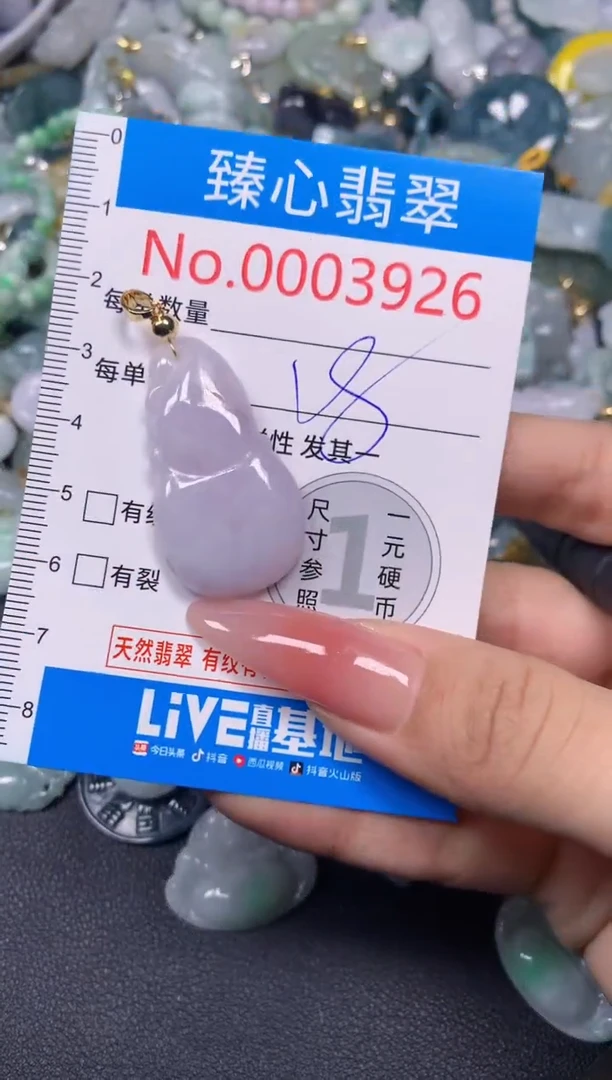 【闪购商品】翡翠颈饰未镶嵌含绳0003926