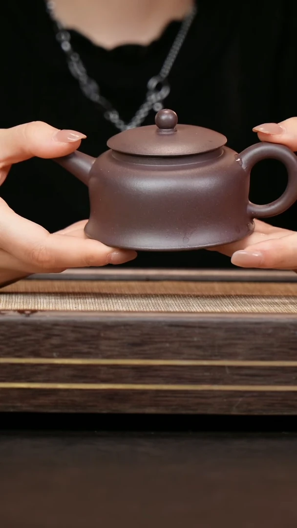 茶壶紫砂四号井底槽清  圣手壶