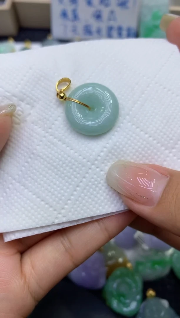 颈饰未镶嵌翡翠天然缅甸A货翡翠