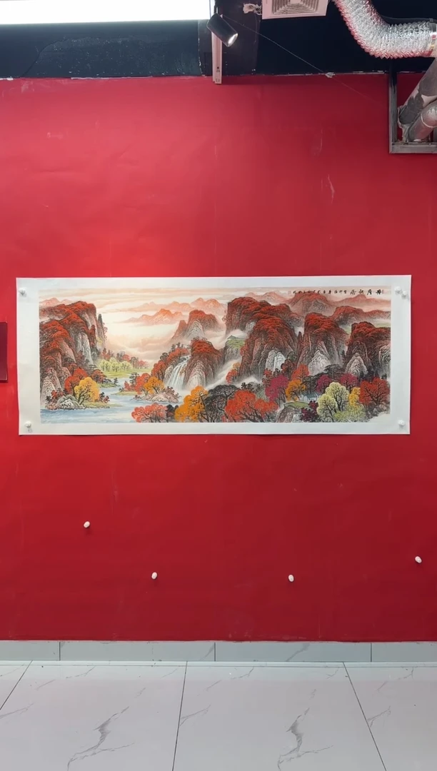 国画画家陆远华纯手绘原作