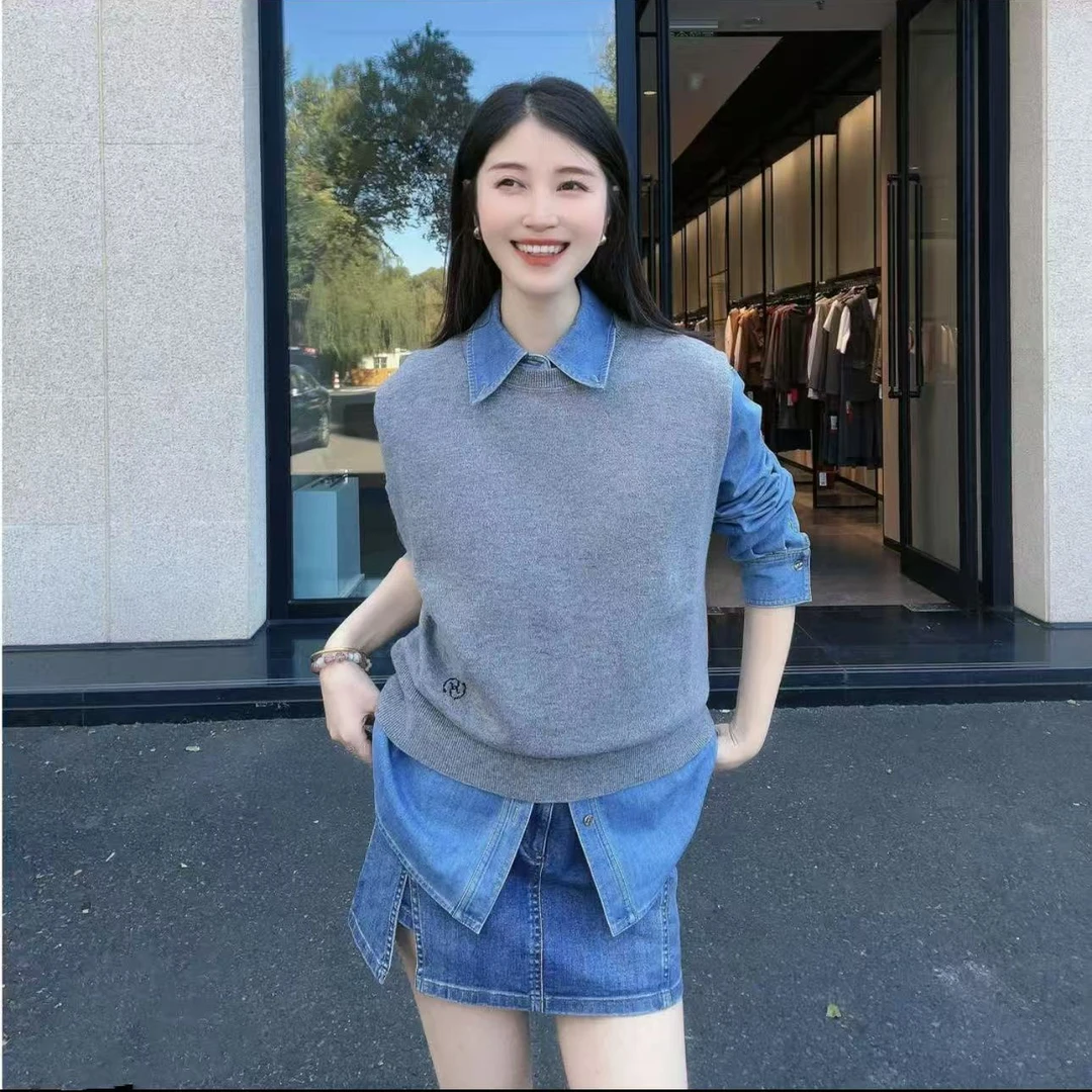 哥弟GIRDEAR  同心协力系列造型针织背心1399772