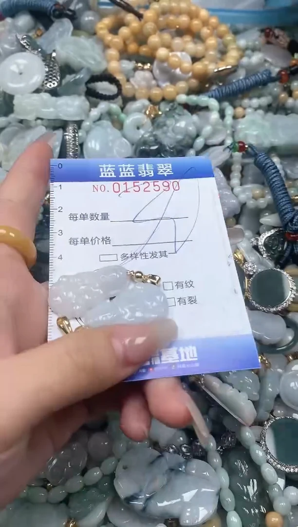 【闪购商品】翡翠颈饰未镶嵌闪购0152590多样性发其一