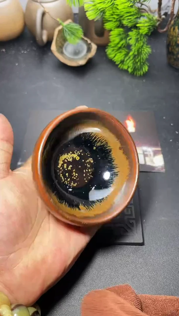 茶盏227叶紫建盏