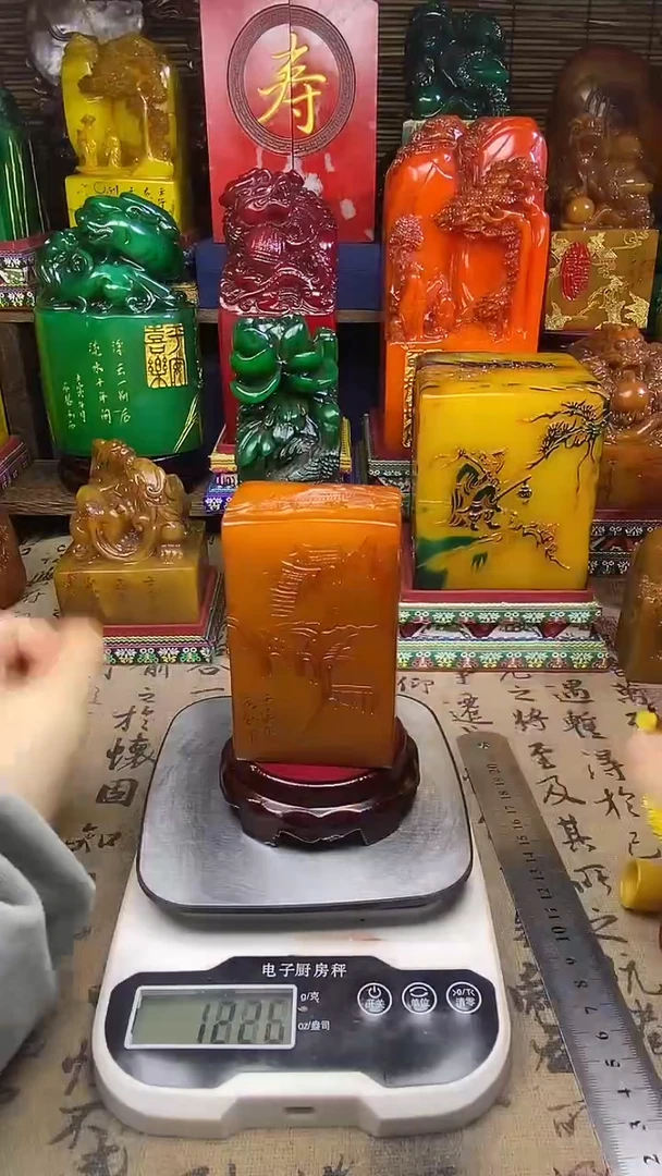 寿山石印石纯天然篆刻石料