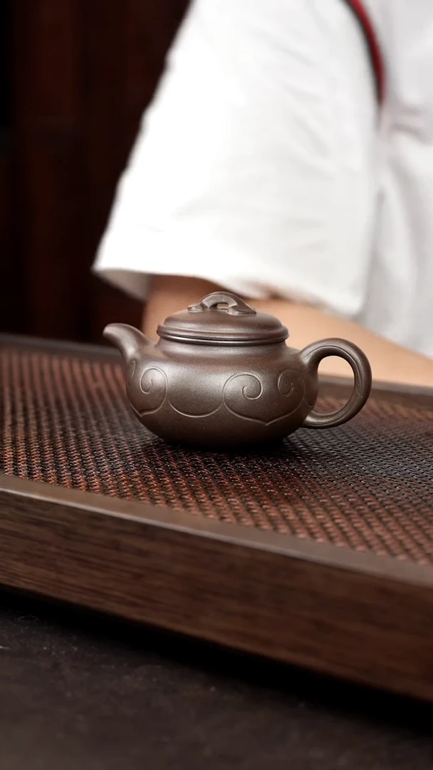 茶壶紫砂岩中泥如意仿古