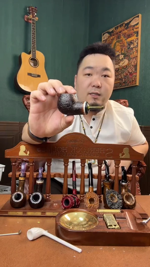 石楠木木雕款意大利进口石楠木烟斗