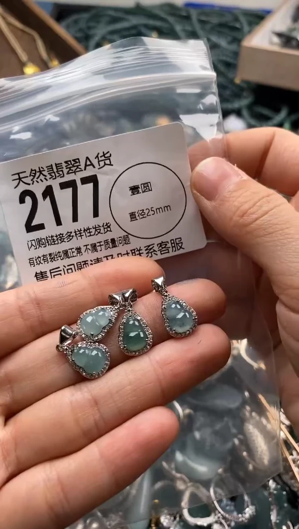 【闪购商品】翡翠颈饰未镶嵌多样性发其一2177