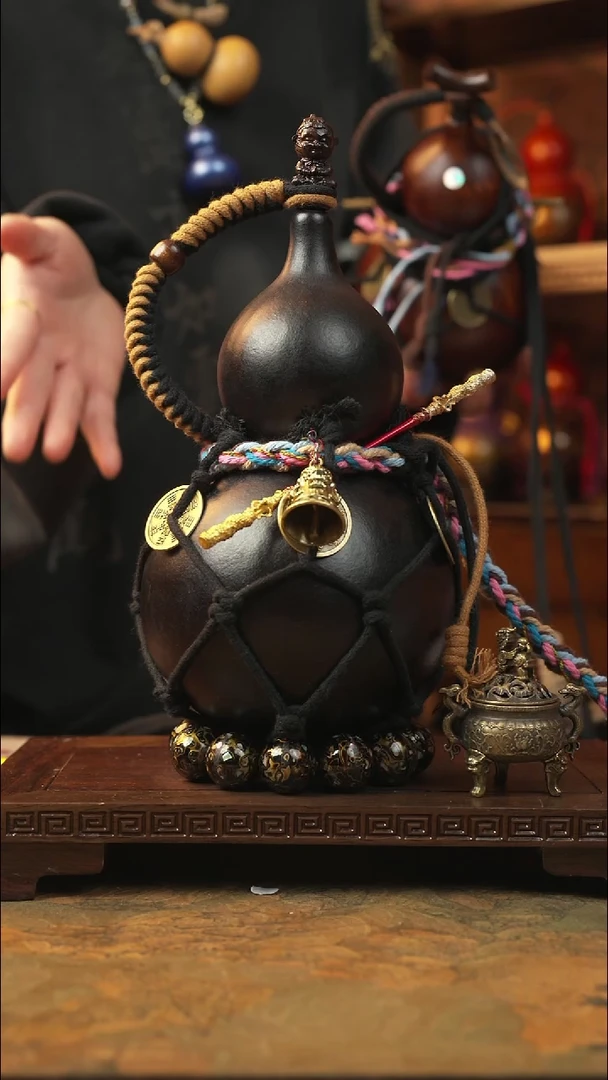 144大漆一物一拍记葫堂出品【不带手串】
