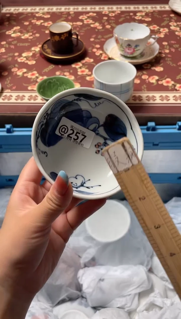 瓷片雨****花瓷器瓷器@257