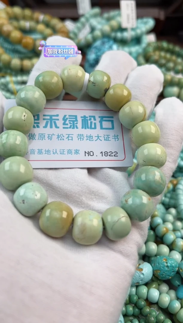 未镶嵌绿松石松石1822