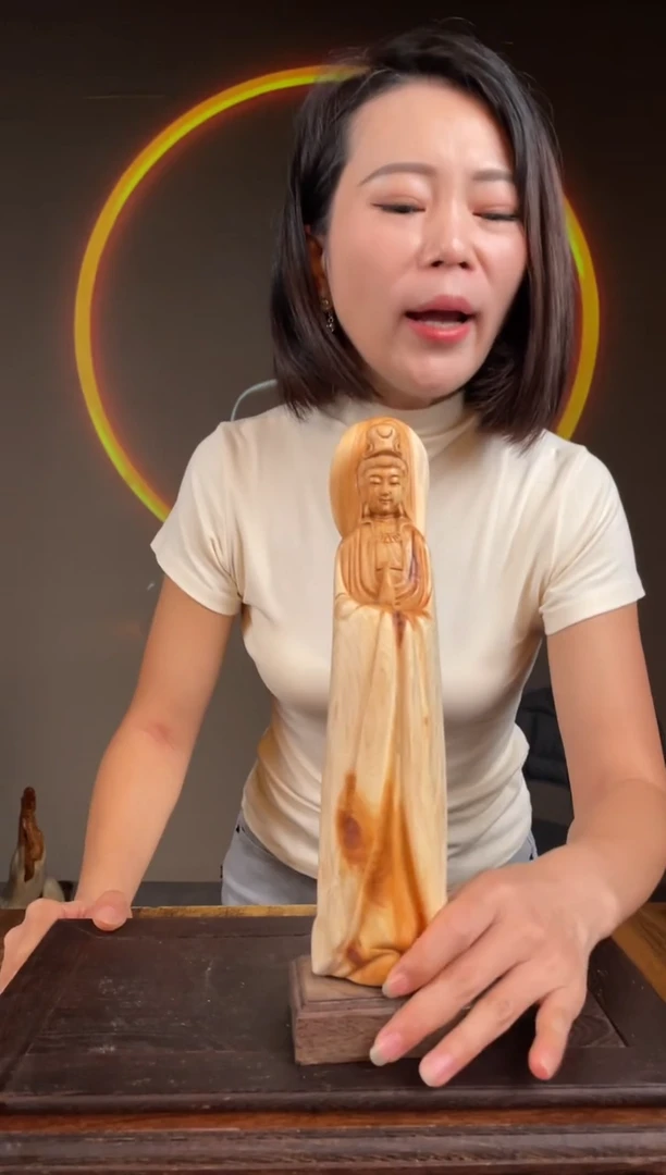 柏木（崖柏）手工摆件,先抢先得! 编号:105