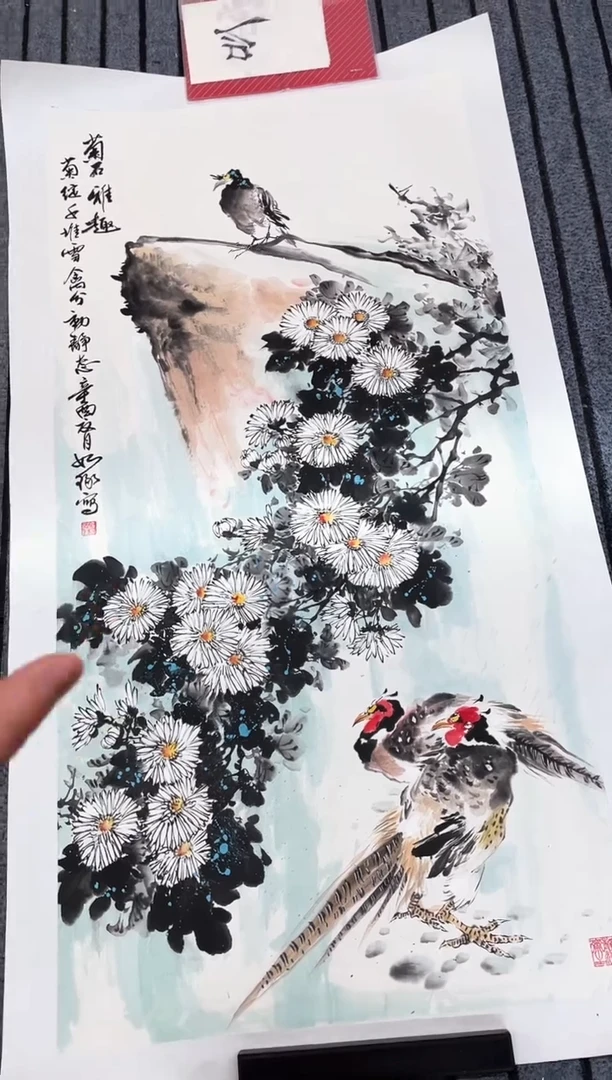 精品国画花鸟作品