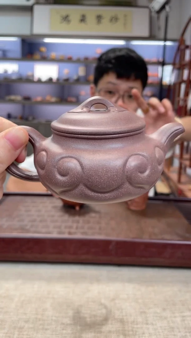 茶壶紫砂桃花泥· 如意