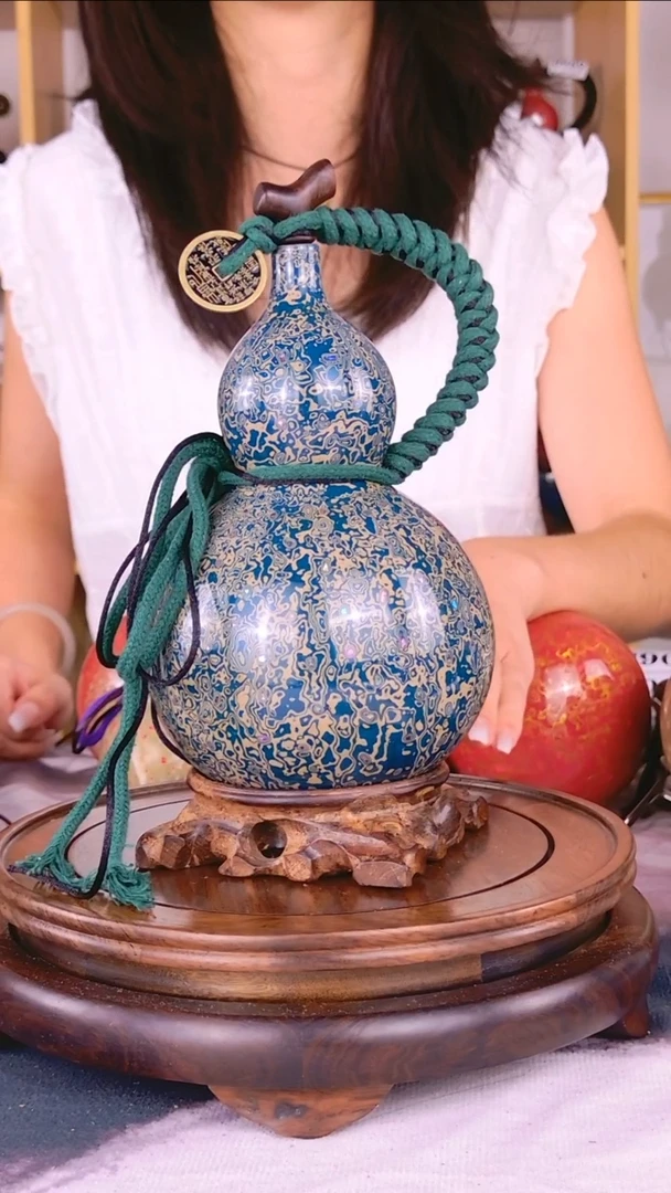 055一物一拍 大漆酒葫芦 葫芦到福禄到
