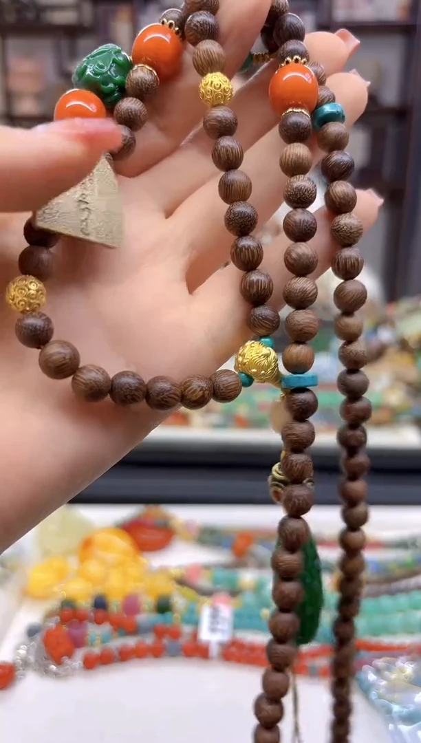 【闪购商品】蜜蜡毛衣链未镶嵌M487