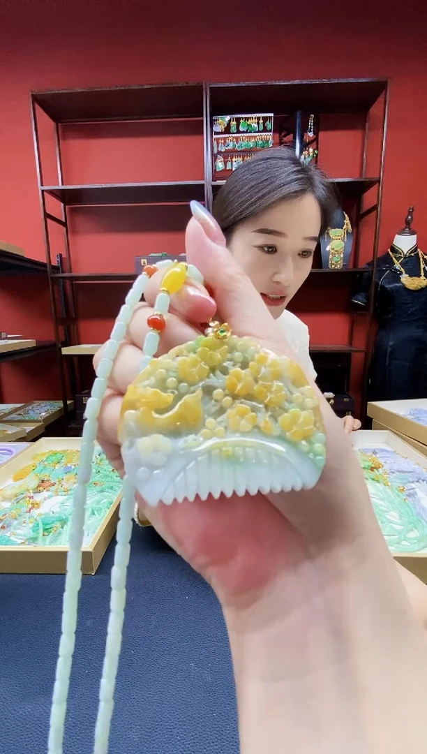 颈饰未镶嵌翡翠翡翠吊坠