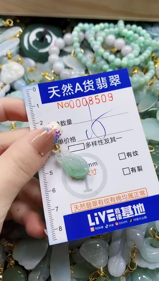 颈饰未镶嵌翡翠天然A货翡翠