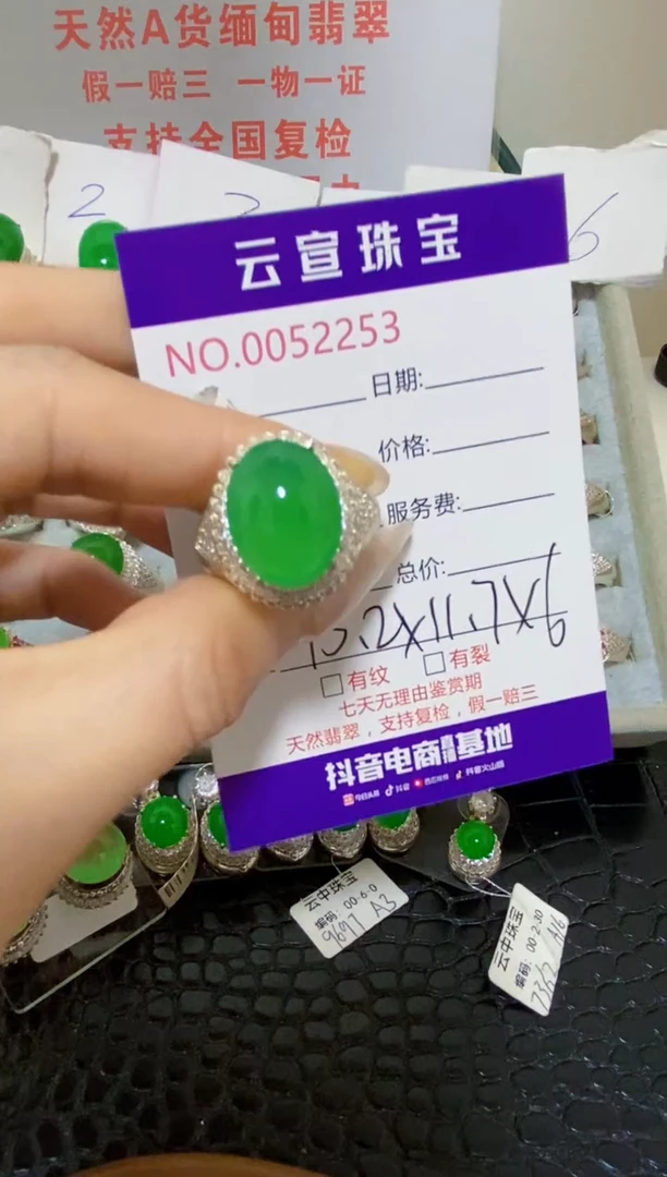 未镶嵌戒指翡翠/22530000
