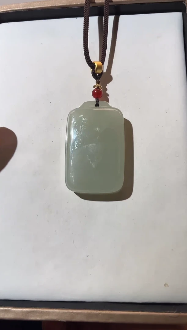 未镶嵌和田玉挂件无事牌