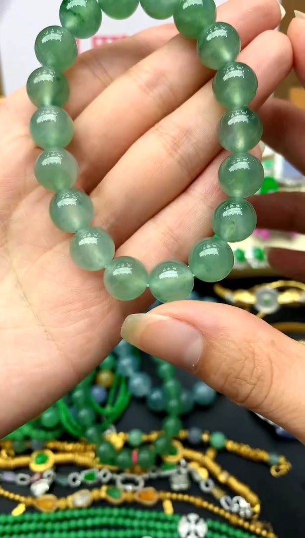 未镶嵌手串翡翠336-中国好珍宝
