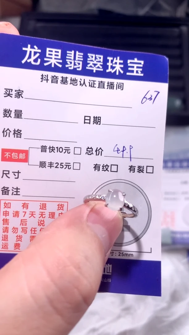 颈饰未镶嵌翡翠戒子637