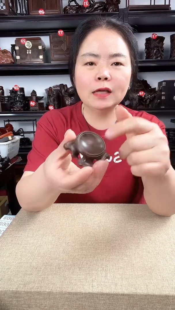 木水晶球底座老李红木工艺品