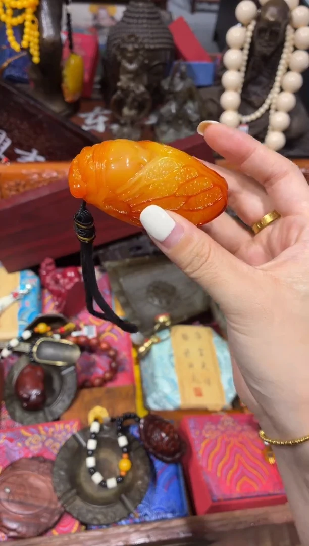 裸石蜜蜡未镶嵌慧心甄选直播推荐
