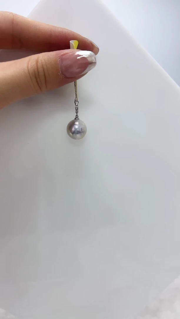 【闪购商品】淡水珍珠DA银S925镶嵌吊坠 B669