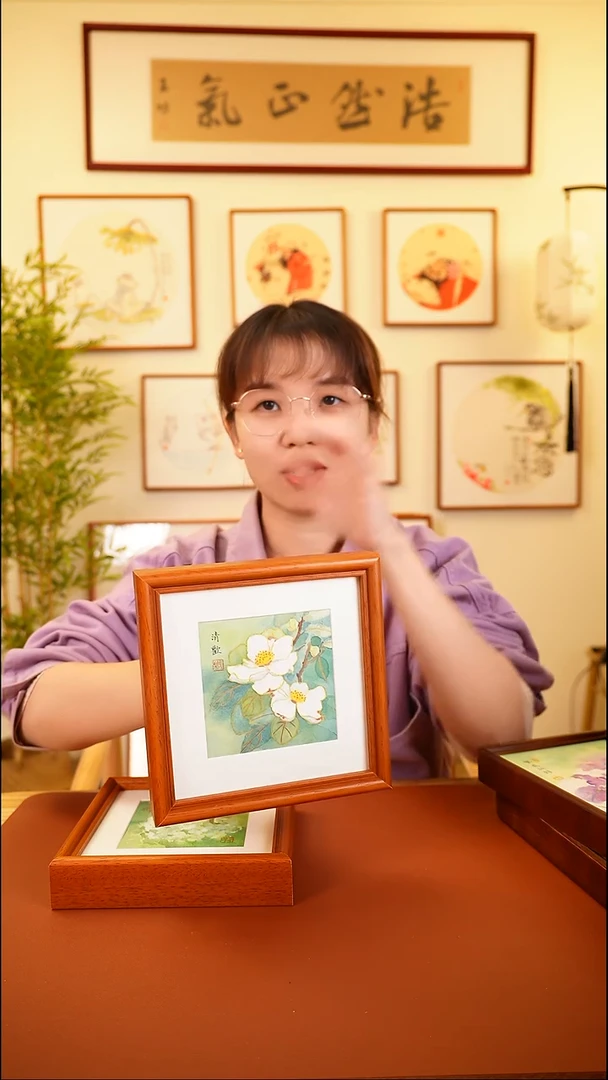 横款鹿鸣现代美术馆-岳倚竹老师作品