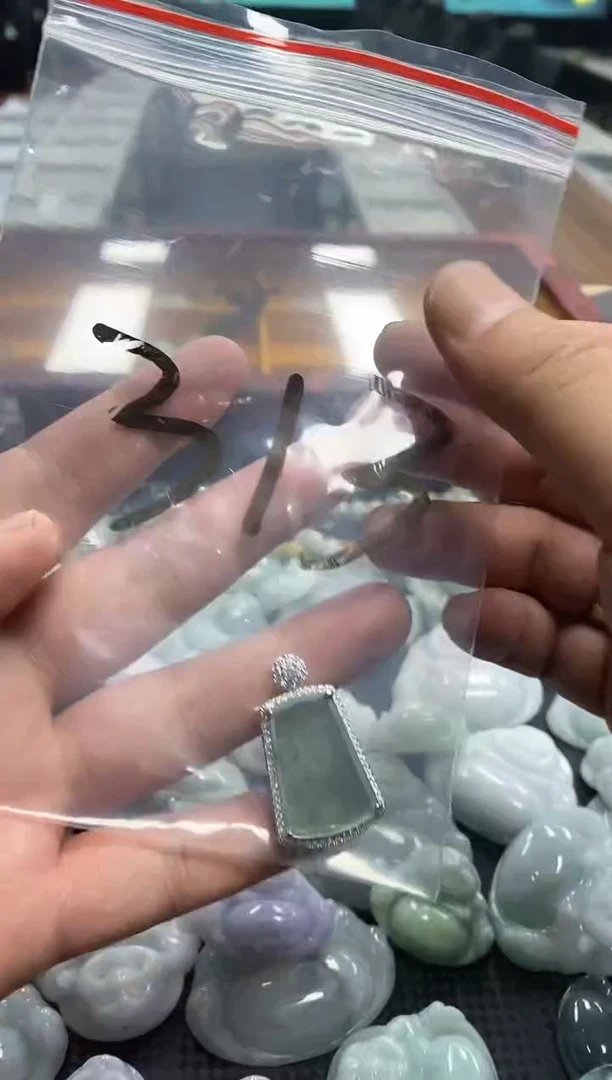 翡翠未镶嵌项链天然缅甸A货翡翠313