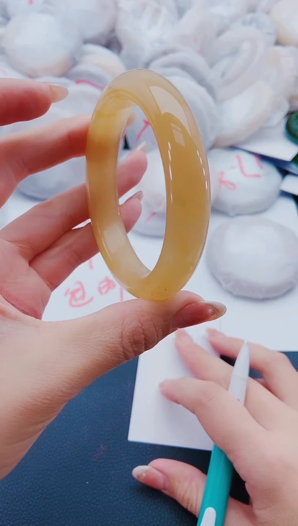 未镶嵌手镯石英质玉H376-61-62