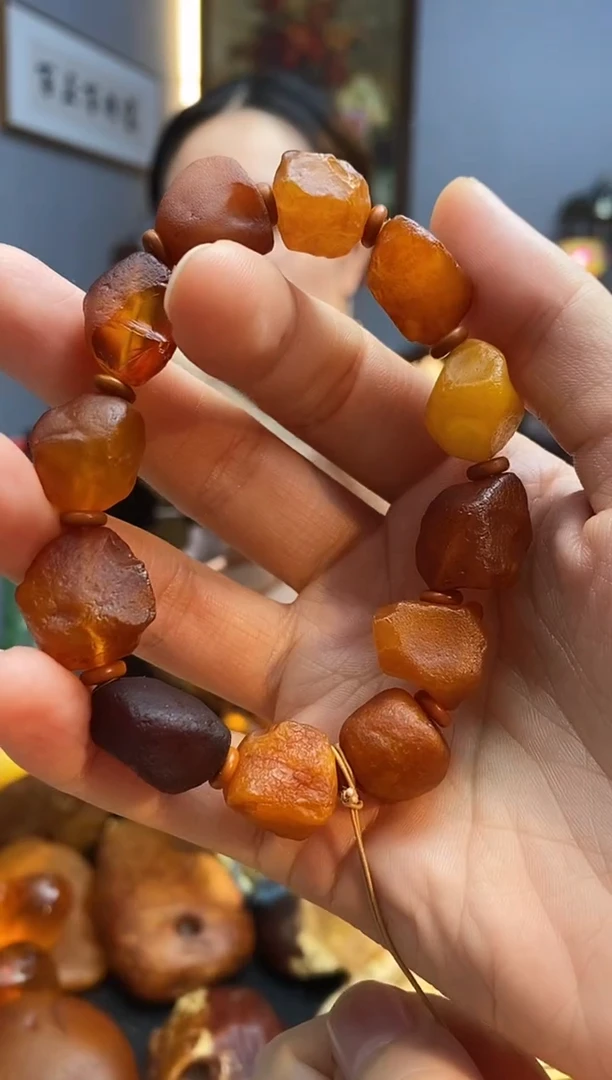 手串琥珀未镶嵌手串