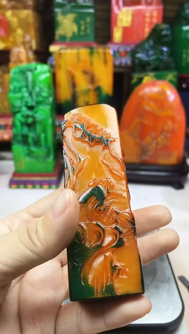 寿山石印石纯天然篆刻石料