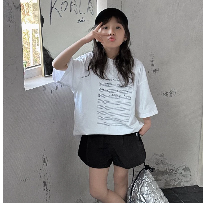 夏季短袖印花字母T恤轻薄休闲宽松透气潮流学生可爱风4S3125