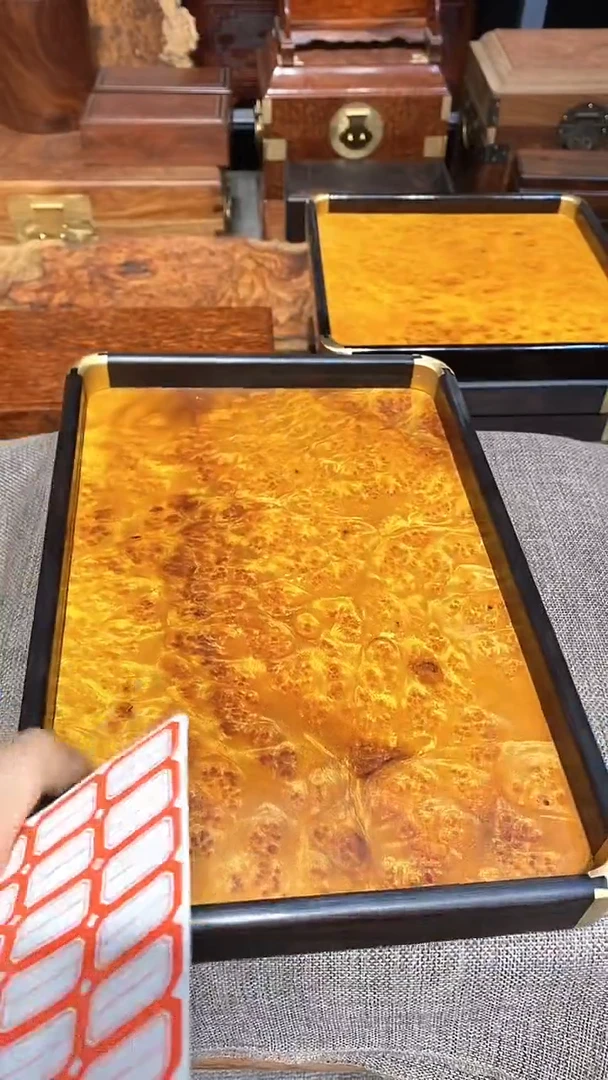 香樟木黄金樟茶盘一个