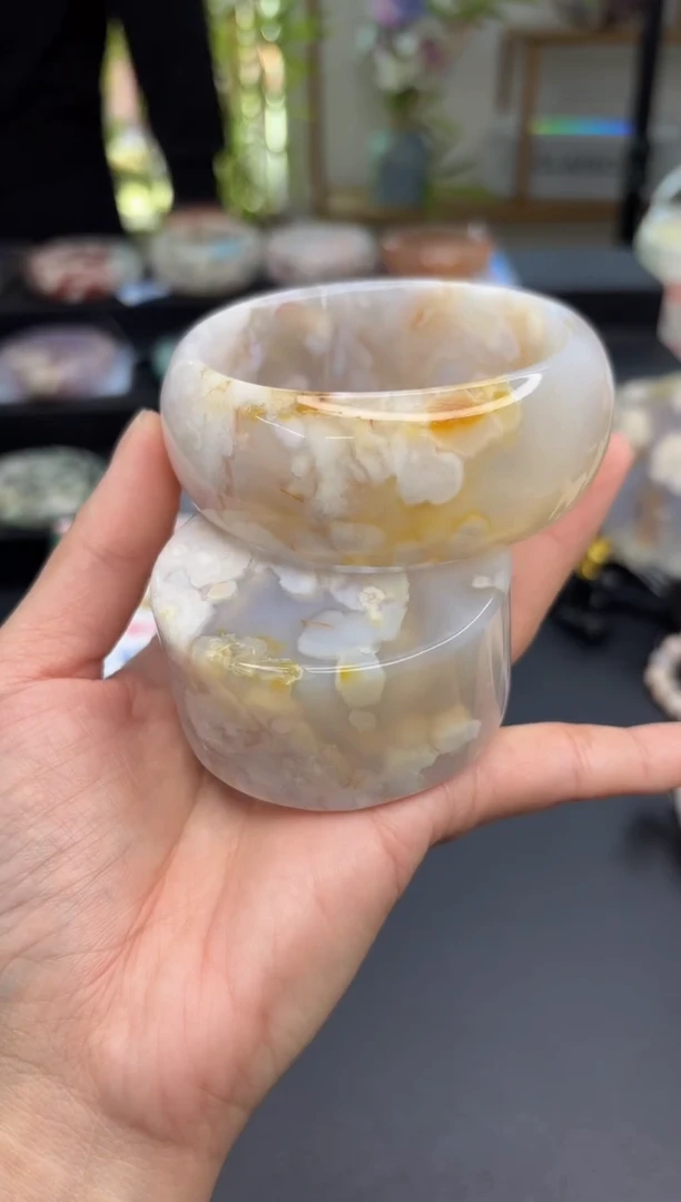 【闪购商品】石英质玉手镯未镶嵌C900(63圈赠送镯心)