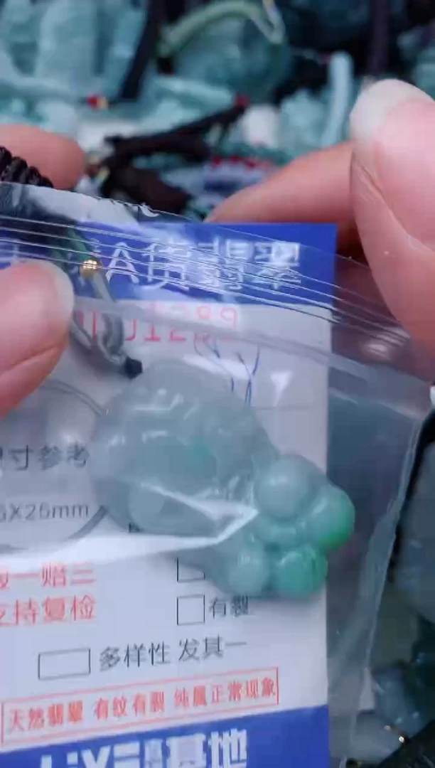 翡翠未镶嵌颈饰...0001289