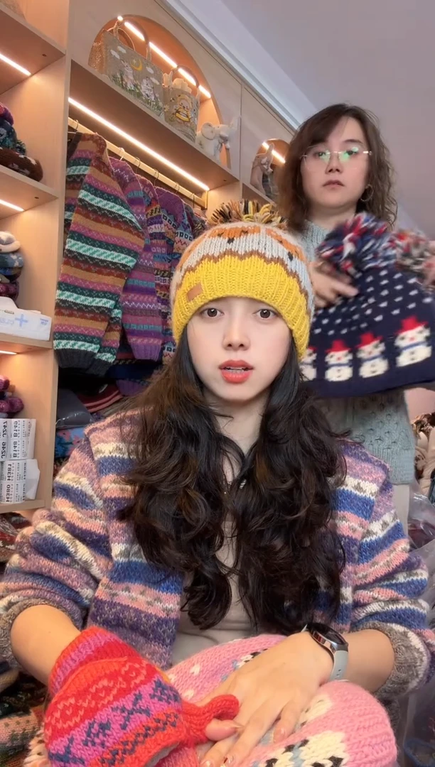 绵羊毛美利奴黄色狐狸单球帽