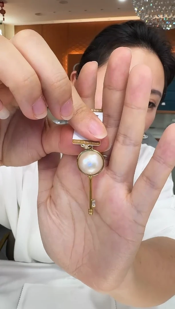 未镶嵌拼合珍珠（马贝珠）NN马贝吊坠@@p0747