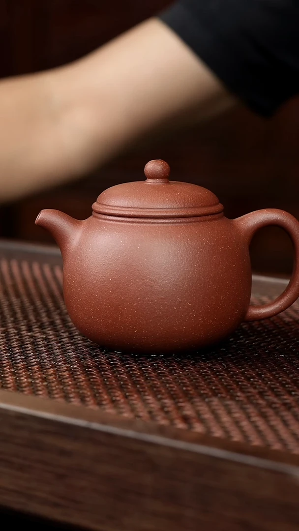 茶壶紫砂红降坡匏尊