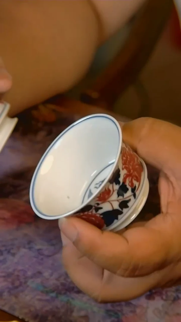 杯手工手绘杯杯很美丽