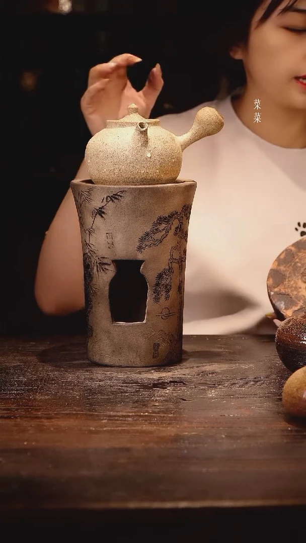 石矿侧把加雕刻炉