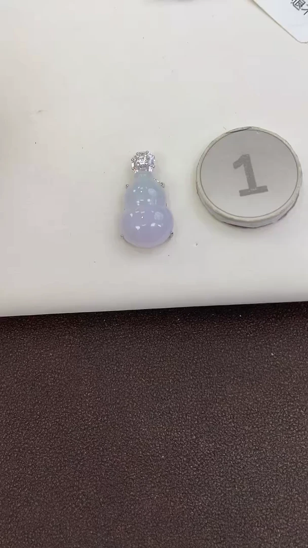 颈饰银S925镶嵌翡翠天然缅甸a货翡翠